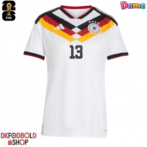 Tyskland Deniz Undav #13 Hjemmebanetrøje Dame VM 2026 Kort ærmer